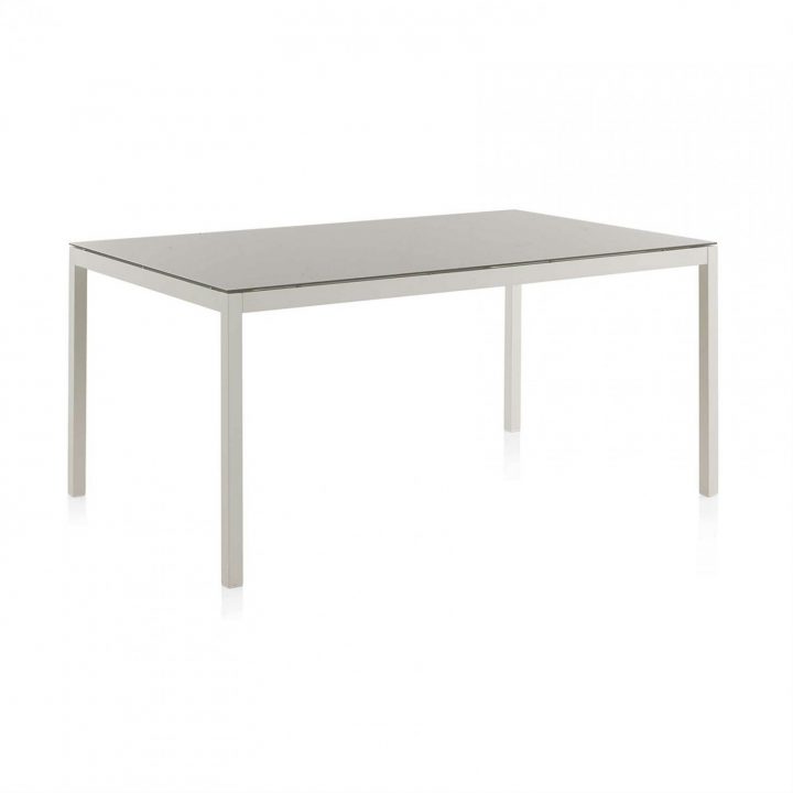 Table Et 6 Chaises De Jardin En Aluminium – Brin D'Ouest pour Table De Jardin Aluminium Et Verre