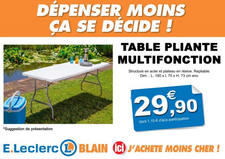 Table Et Chaise De Jardin E Leclerc – Veranda-Styledevie.fr intérieur Table Et Chaises De Jardin Leclerc