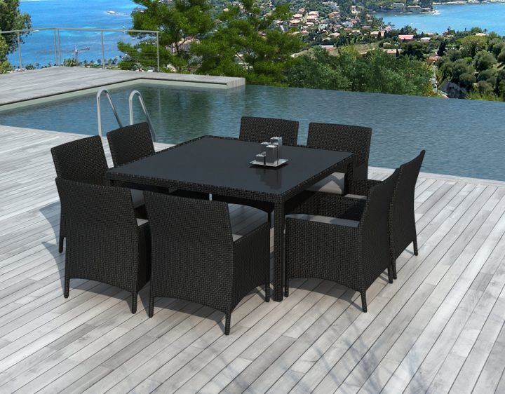 Table Et Chaises De Jardin 8 Personnes En Résine Tressée destiné Table Et Chaise De Jardin En Resine Table Et Chaises De Jardin 8 Personnes En Résine Tressée destiné Table Et Chaise De Jardin En Resine