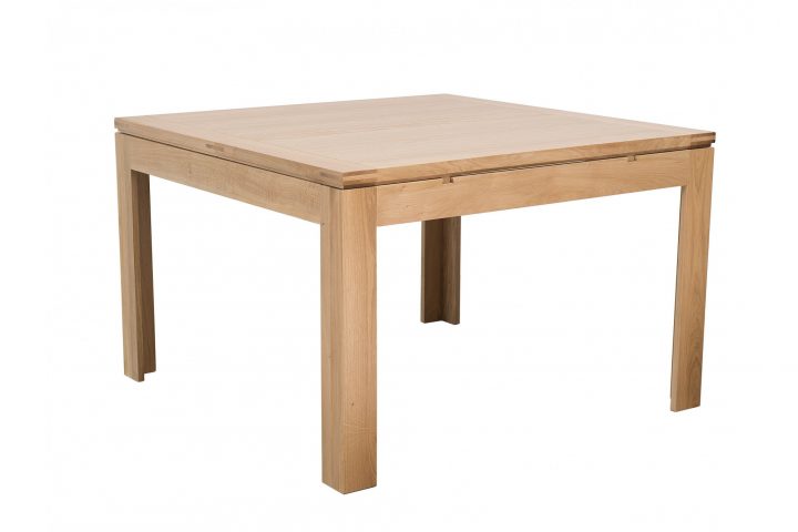Table Extensible Carrée En Chêne Clair / Collection Boston pour Table Salle A Manger Carré