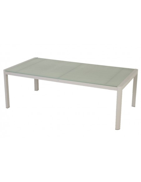 Table Fixe Absolu 225 Cm Aluminium Et Verre Trempé – Hespéride à Hesperide Absolu