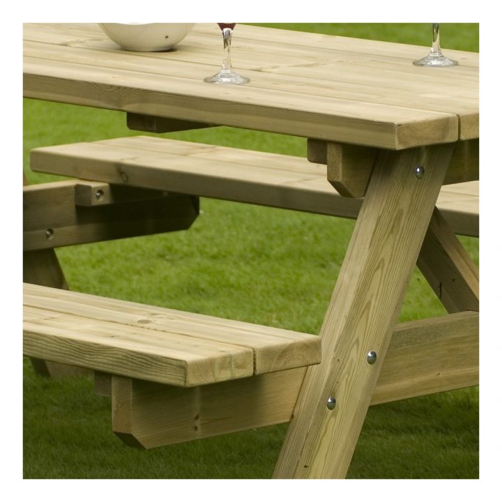 Table Jardin, Table Bois 4 Personnes encequiconcerne Table Jardin 4 Personnes