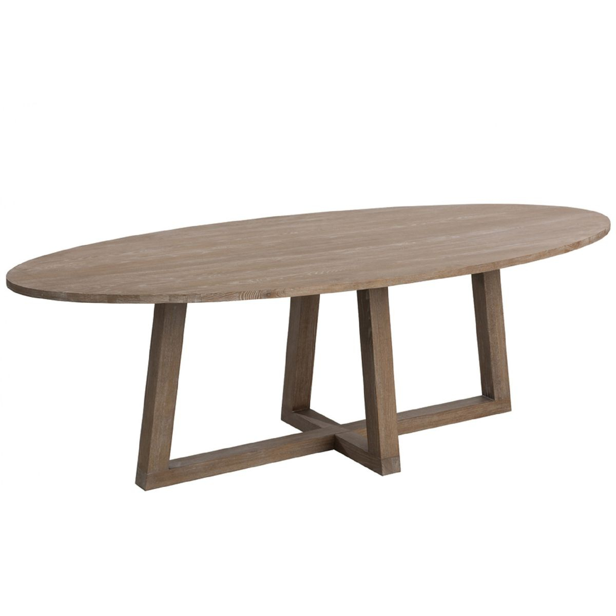 Table Ovale Bois Moka 280 Cm - Taille : 8 Pers | Table Ovale encequiconcerne Table De Salle À Manger Ovale Avec Rallonge