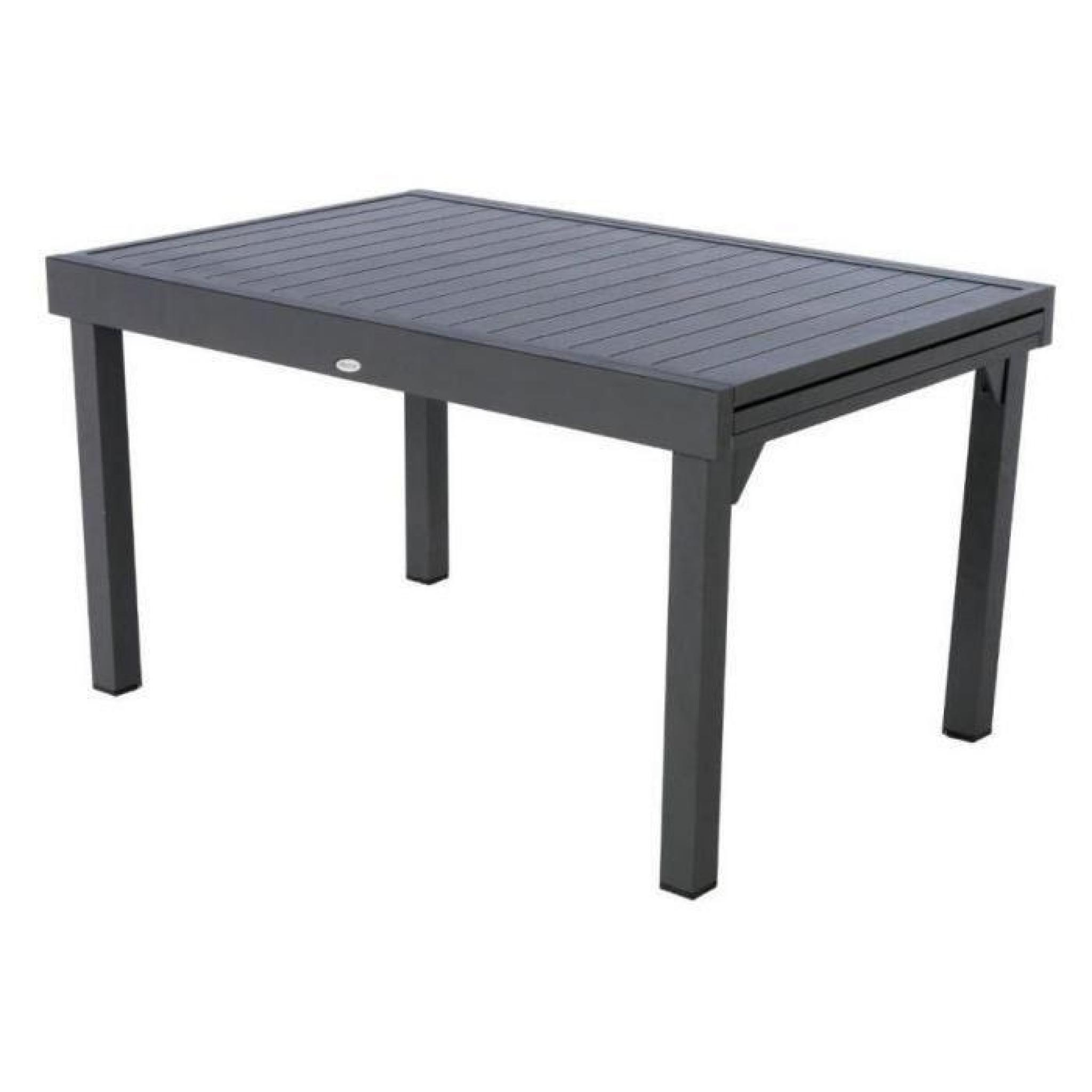 Table Piazza Alu Hesperide Extensible 10 P. Graphite concernant Table De Jardin Extensible Pas Cher Table Piazza Alu Hesperide Extensible 10 P. Graphite concernant Table De Jardin Extensible Pas Cher