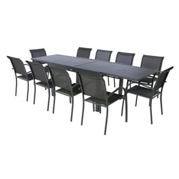 Table Piazza Alu Hesperide Extensible 10 P. Graphite pour Table Jardin Hesperide Table Piazza Alu Hesperide Extensible 10 P. Graphite pour Table Jardin Hesperide