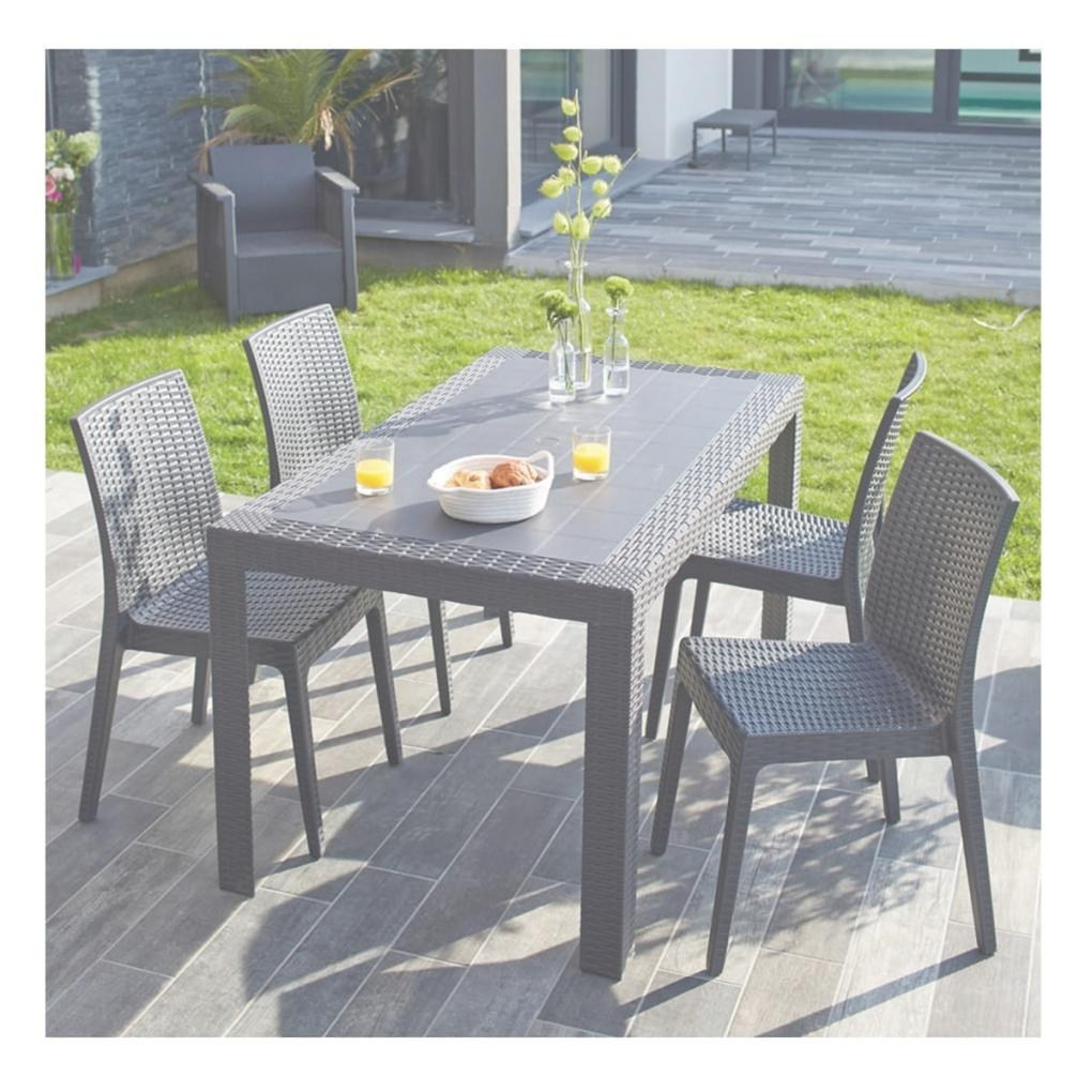 Table Pliante 180 Cm Leclerc Table Ronde Teck Leclerc concernant Table