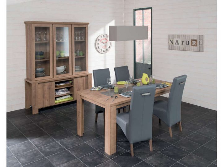 Table Rectangulaire 180 Cm (Allonge En Option) Brest concernant Table Salle À Manger Conforama