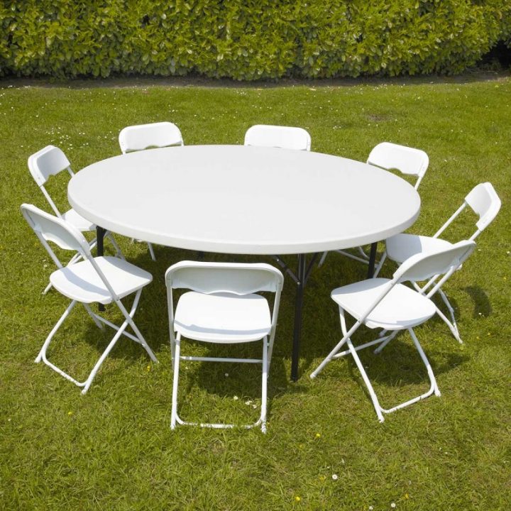 Table Ronde Pliante Et 8 Chaises | Pro à Salon De Jardin Table Ronde Table Ronde Pliante Et 8 Chaises | Pro à Salon De Jardin Table Ronde