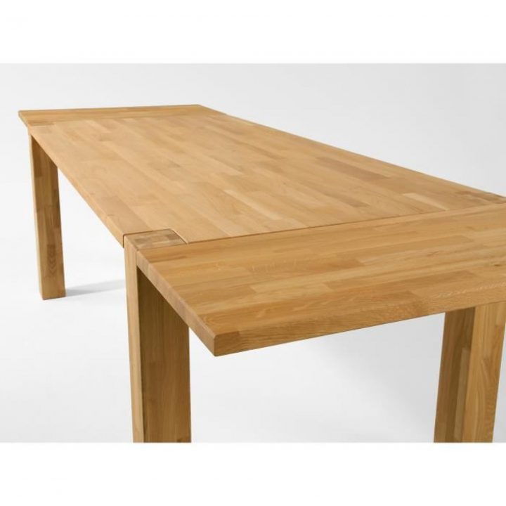 Table Wildeiche Ii 140X90 Avec Rallonges En Chêne Huilé Massivum destiné Table Salle A Manger Avec Rallonge Intégrée