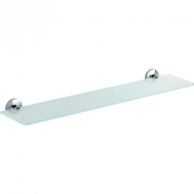 Tablette Murale Pour Salle De Bain En Verre Givré – Cuba tout Tablette Murale Salle De Bain