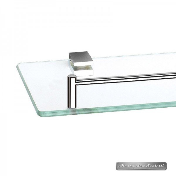 Tablette Salle De Bains En Laiton Et Verre 52 Cm – Loop avec Tablette Murale Salle De Bain