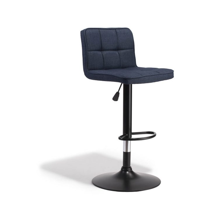 Tabouret De Bar Rotatif Bleu Nuit King – Tabouret Et serapportantà Bar De Jardin Gifi