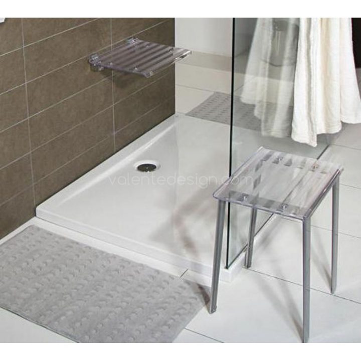 Tabouret De Douche Pliable Leo destiné Siège Pour Salle De Bain