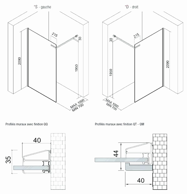 Taille Receveur Douche Luxe Douche Italienne Dimension concernant Douche Italienne Dimension