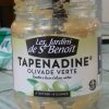 Tapenadine Olives Vertes - Les Jardins De St Benoit - 190 G à Les Jardins De Saint Benoit