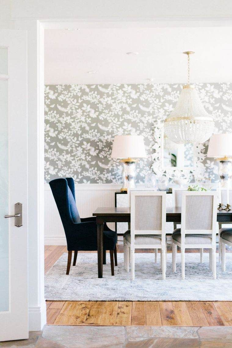 Tapisserie Moderne Avec Papier Peint En 10 Solutions encequiconcerne Papier Peint Pour Salon Et Salle À Manger
