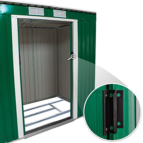Tectake Abri De Jardin En Métal Cabane À Outils Rangement pour Fondation Abri De Jardin Tectake Abri De Jardin En Métal Cabane À Outils Rangement pour Fondation Abri De Jardin