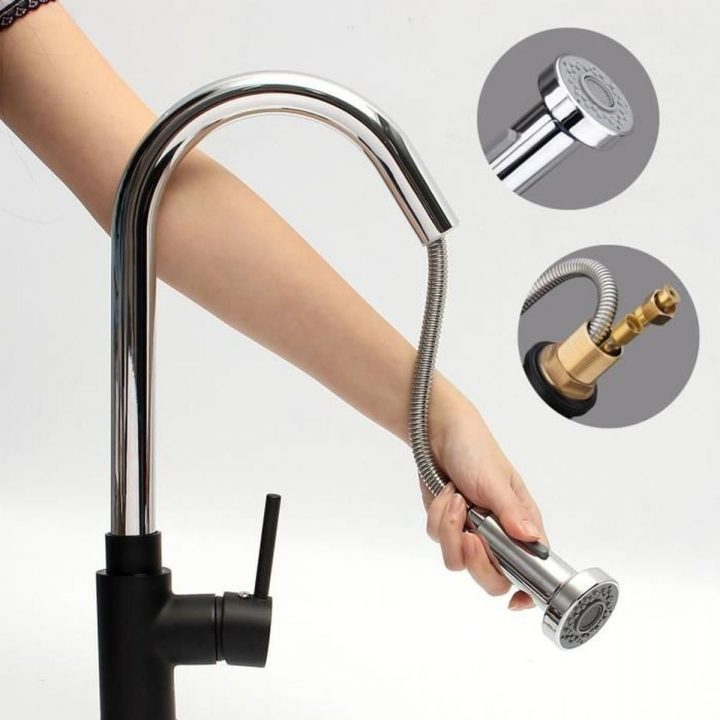 Tempsa Mitigeur De Cuisine Douchette Flexible Faucet Pour dedans Flexible Robinet Douchette Cuisine