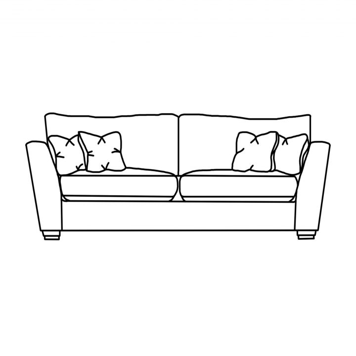 Terranova 2 Seater Sofa Fabric B destiné Terra Nova Meuble