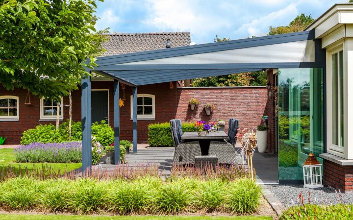 Terrasoverkapping Accesoires | Zijspie | Deponti intérieur Pergola En Dur