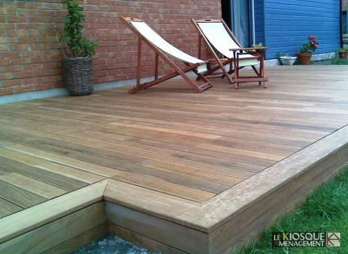 Terrasse Bois Finition | Terrasse Bois, Terrasse Ipe, Terrasse serapportantà Forme Terrasse Bois Originale