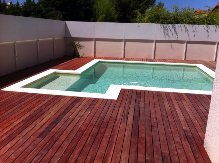 Terrasse Bois Piscine Sans Margelle Beau Belle Terrasse dedans Piscine Sans Margelle