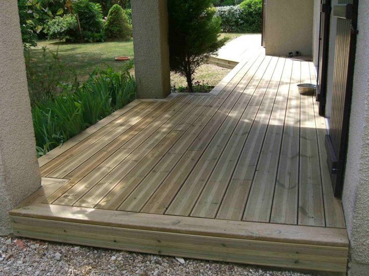 Terrasse Bois – Thenault Paysage – Paysagiste En Charente tout Terrasse Bois Sur Terre