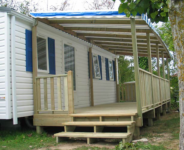 Terrasse Couverte Mobil Home serapportantà Terrasse Couverte Bois Terrasse Couverte Mobil Home serapportantà Terrasse Couverte Bois
