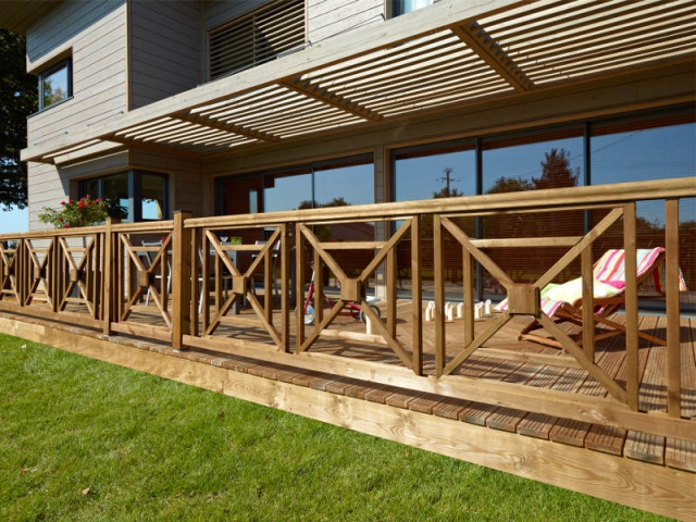 Terrasse En Bois Balustrade – Veranda-Styledevie.fr intérieur Balustrade Bois Extérieur Pas Cher Terrasse En Bois Balustrade – Veranda-Styledevie.fr intérieur Balustrade Bois Extérieur Pas Cher
