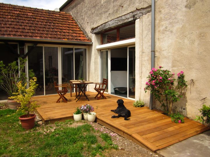 Terrasse En Chêne | Bois Et Fibres intérieur Forme Terrasse Bois Originale