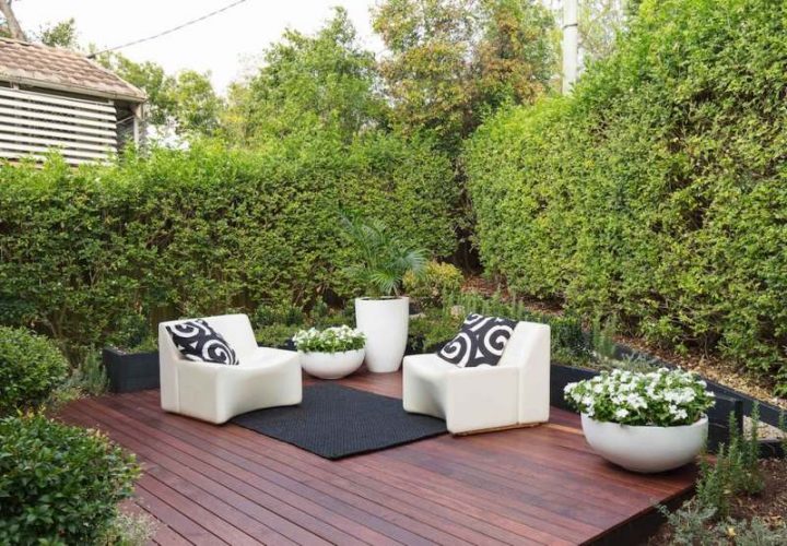 Terrasse Jardin Naturel – Veranda-Styledevie.fr serapportantà Aménager Un Petit Jardin De 10M2