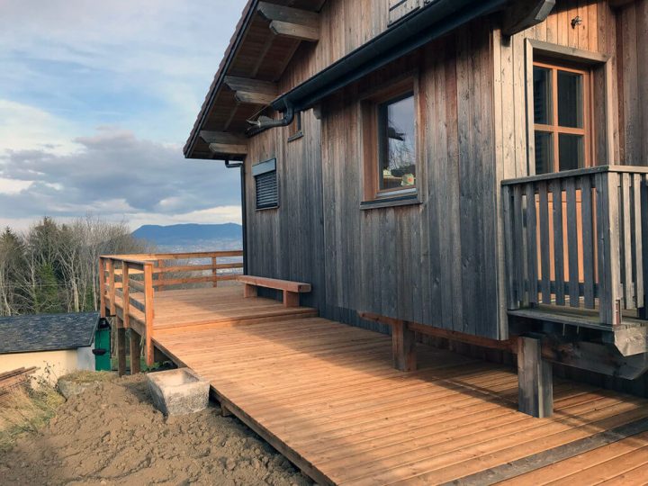 Terrasse Sur Pilotis En Mélèze La Muraz Haute Savoie (74) destiné Terrasse En Kit Sur Pilotis Terrasse Sur Pilotis En Mélèze La Muraz Haute Savoie (74) destiné Terrasse En Kit Sur Pilotis