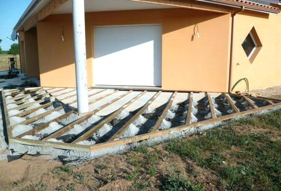 Terrasse Sur Plot Beton concernant Plot Beton Terrasse Leroy Merlin