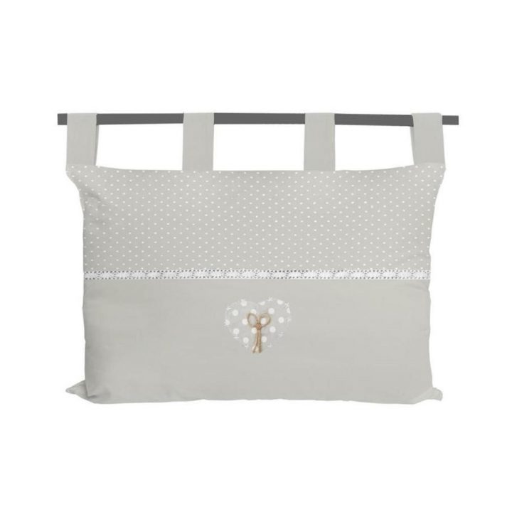 Tête De Lit 45X70 Cm Tendresse 100% Coton – Lit – Chambre pour Coussin Tete De Lit Gifi