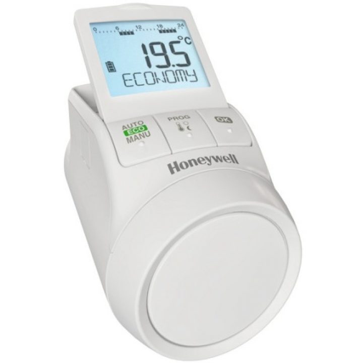 Tête Thermostatique – Programmable – Électronique Therapro Hr90 Honeywell  Sur Bricozor encequiconcerne Robinet Thermostatique Programmable