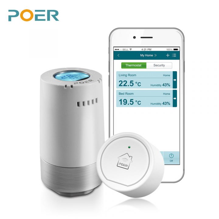 Thermostatique Radiateur Vannes 868 Mhz Numérique à Robinet Thermostatique Programmable