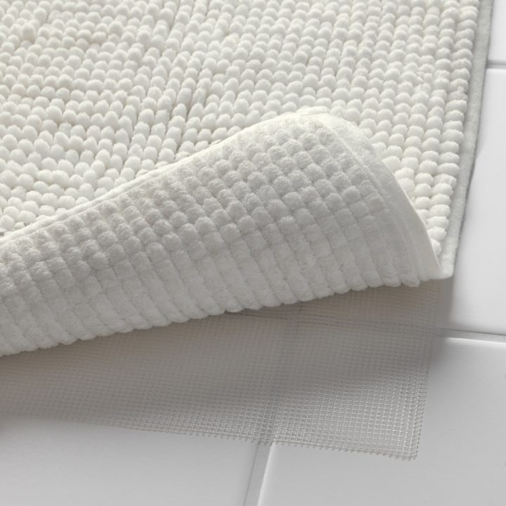 Toftbo Tapis De Bain – Blanc 50X80 Cm tout Tapis De Douche Ikea