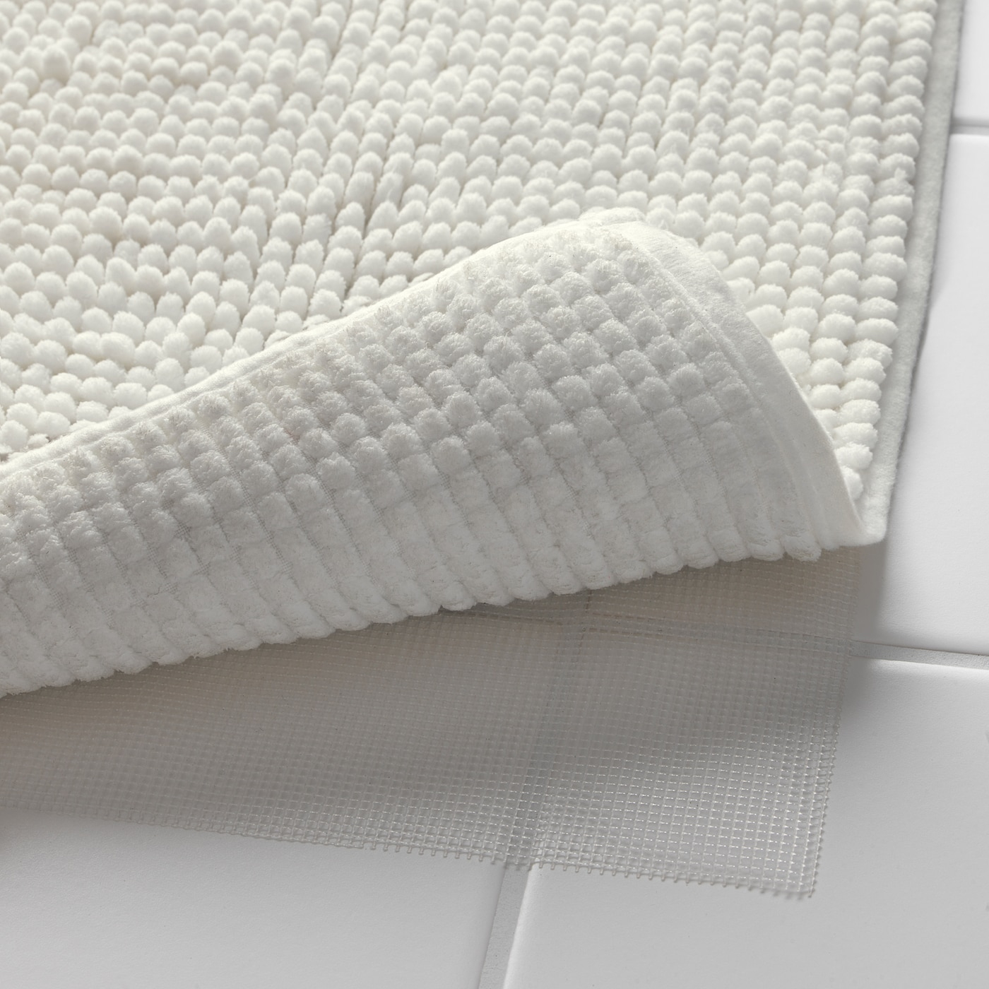 Toftbo Tapis De Bain - Blanc 50X80 Cm tout Tapis De Douche Ikea