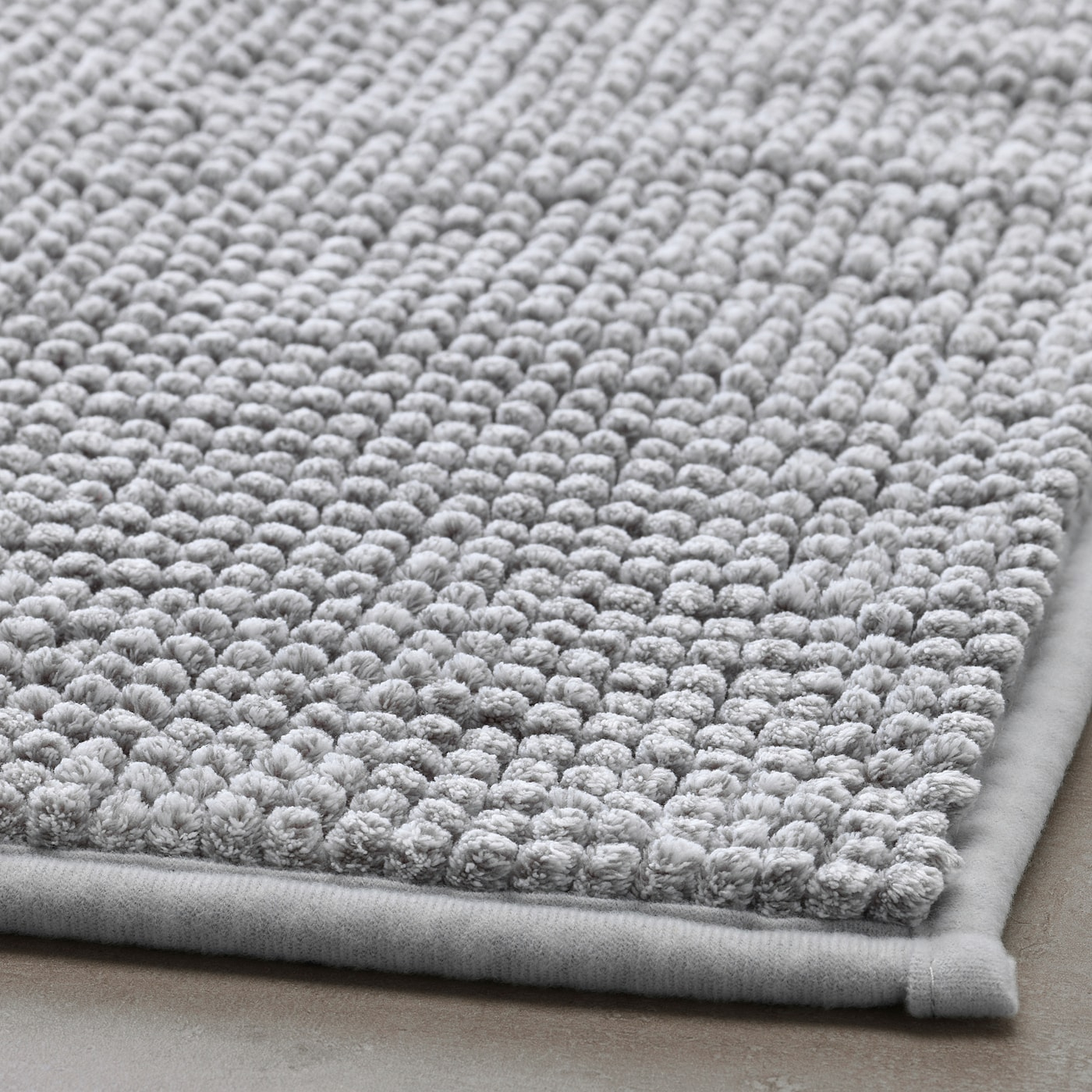 Toftbo Tapis De Bain - Blanc Gris Mélange 50X80 Cm dedans Tapis De Douche Ikea