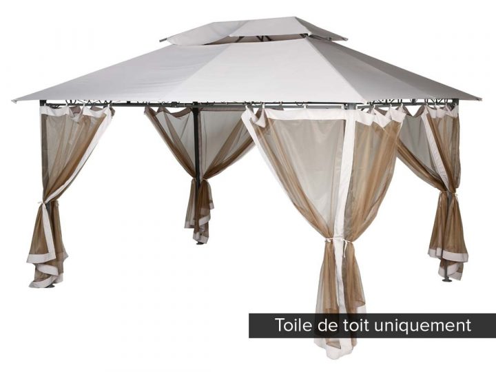 Toile De Toit Pour La Tonnelle Fogo Hespéride | Jardideco avec Toile De Remplacement Pour Tonnelle Ronde Iloha Toile De Toit Pour La Tonnelle Fogo Hespéride | Jardideco avec Toile De Remplacement Pour Tonnelle Ronde Iloha