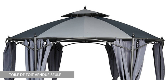 Toile De Toit Pour La Tonnelle Iloha Diam 3,60 M Hespéride serapportantà Toile De Remplacement Pour Tonnelle Ronde Iloha Toile De Toit Pour La Tonnelle Iloha Diam 3,60 M Hespéride serapportantà Toile De Remplacement Pour Tonnelle Ronde Iloha