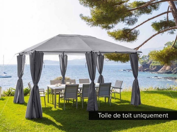 Toile De Toit Pour La Tonnelle Santorini Hespéride 3 X 4 M serapportantà Toile De Remplacement Pour Tonnelle Ronde Iloha Toile De Toit Pour La Tonnelle Santorini Hespéride 3 X 4 M serapportantà Toile De Remplacement Pour Tonnelle Ronde Iloha