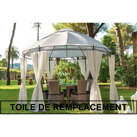Toile Remplacement Pour Tonnelle – Agencement De Jardin destiné Toile De Remplacement Pour Tonnelle Ronde Iloha