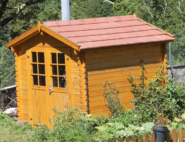 Tole Imitation Tuile Pour Abri De Jardin à Abri De Jardin En Tole