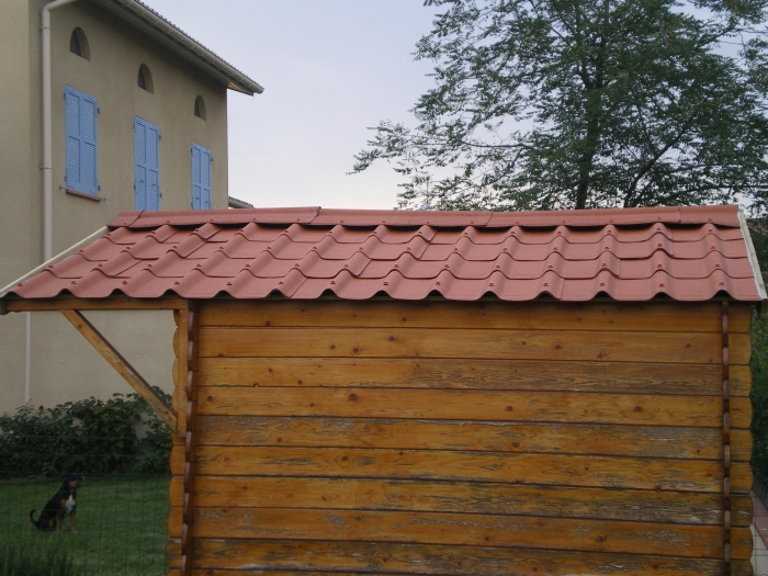 Tole Toiture Abris De Jardin serapportantà Couverture Abri De Jardin