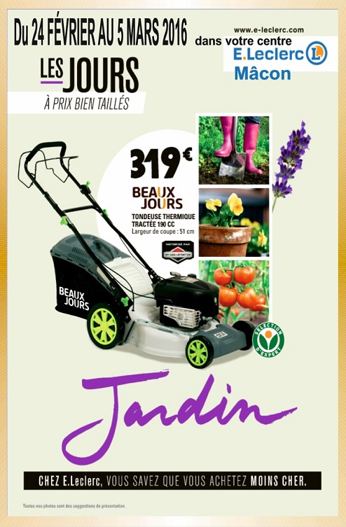 Tondeuse Beaux Jours Leclerc pour Tondeuse Leclerc Jardin Tondeuse Beaux Jours Leclerc pour Tondeuse Leclerc Jardin