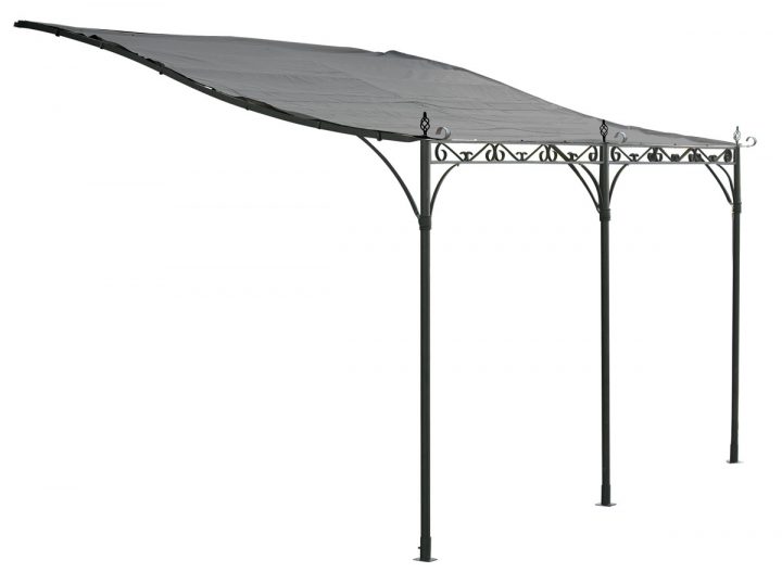 Tonnelle Adossée Fer Forgé 4X4 – Maison Parallele dedans Tonnelle 4X4 Castorama