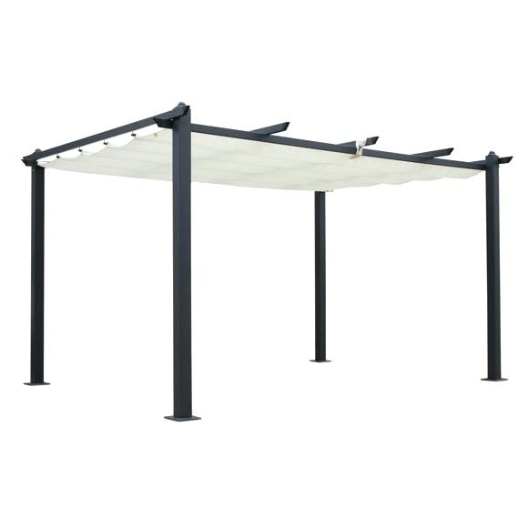 Tonnelle Adossée Fer Forgé 4X4 – Maison Parallele pour Tonnelle 4X4 Castorama