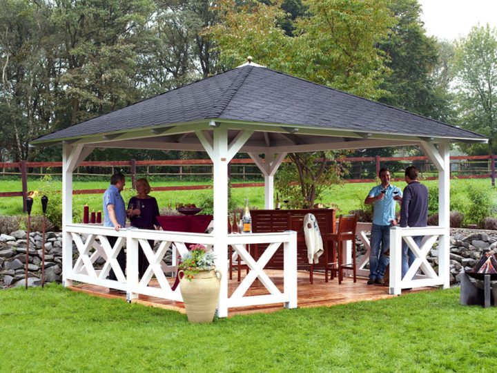 Tonnelle Bois " Cannes " 3.74 X 3.74 X 3.17 M 51764 51765 destiné Tonnelle De Jardin En Bois Tonnelle Bois " Cannes " 3.74 X 3.74 X 3.17 M 51764 51765 destiné Tonnelle De Jardin En Bois