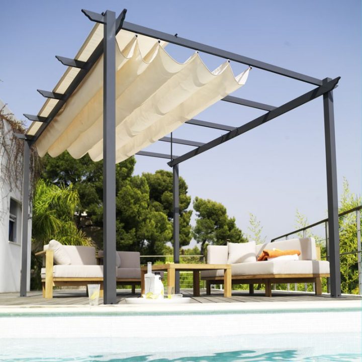 Tonnelle Clipperton – Castorama – Déco – | Pergola'S, Tuin serapportantà Tonnelle Castorama Tonnelle Clipperton – Castorama – Déco – | Pergola'S, Tuin serapportantà Tonnelle Castorama